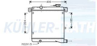 Wasserkhler passend fr Autobianchi