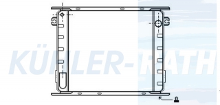 Wasserkhler passend fr Iveco