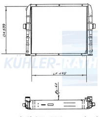 Wasserkhler passend fr Iveco