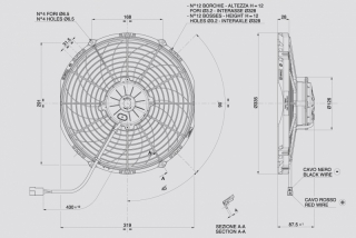 Ventilator passend fr Spal