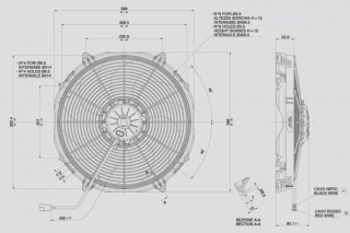 Ventilator passend fr Spal