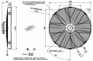 Ventilator passend fr Comex