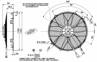 Ventilator passend fr Comex