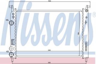 Wasserkhler passend fr Fiat