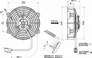 Ventilator passend fr Spal