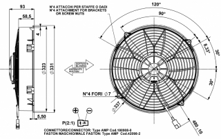 Ventilator passend fr Comex