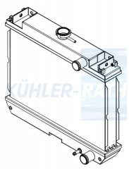 Wasserkhler passend fr Yanmar/Takeuchi