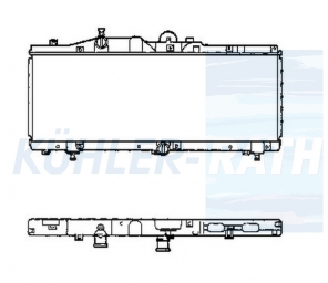 Wasserkhler passend fr Fiat