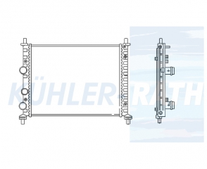 Wasserkhler passend fr Fiat