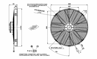 Ventilator passend fr Comex