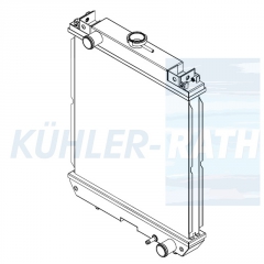 Wasserkhler passend fr Kubota/Takeuchi