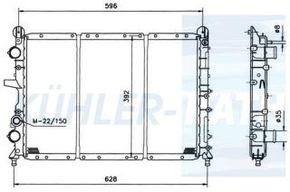 Wasserkhler passend fr Fiat/Lancia