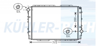 Wasserkhler passend fr Lancia