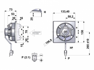 Ventilator passend fr Comex