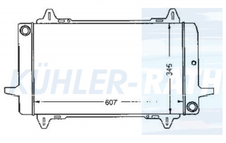 Wasserkhler passend fr Ford