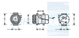 Kompressor passend fr Volvo