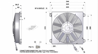 Ventilator passend fr Comex