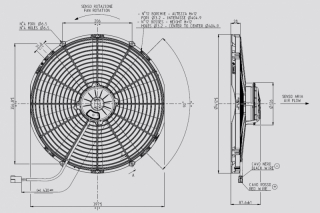 Ventilator passend fr Spal