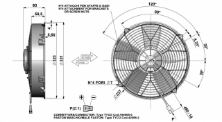 Ventilator passend fr Comex