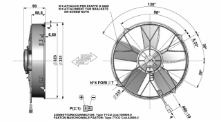 Ventilator passend fr Comex