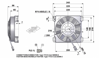 Ventilator passend fr Comex