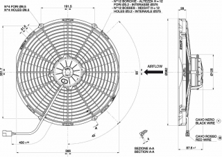 Ventilator passend fr Spal