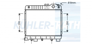 Wasserkhler passend fr BMW