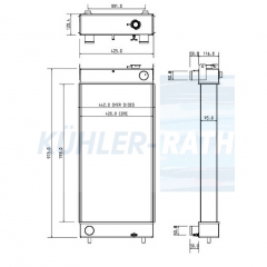 Wasserkhler passend fr Doosan