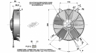 Ventilator passend fr Comex