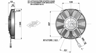 Ventilator passend fr Comex