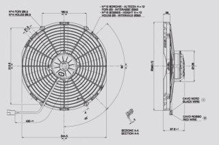 Ventilator passend fr Spal