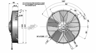 Ventilator passend fr Comex