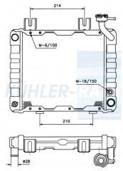 Wasserkhler passend fr Honda