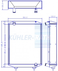 Wasserkhler passend fr Deutz/Same