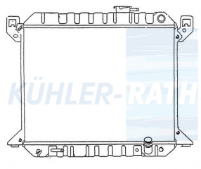 Wasserkhler passend fr Honda