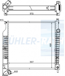 Wasserkhler passend fr Jeep