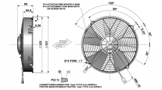 Ventilator passend fr Comex