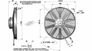 Ventilator passend fr Comex