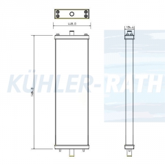 Wasserk�hler passend f�r Komatsu