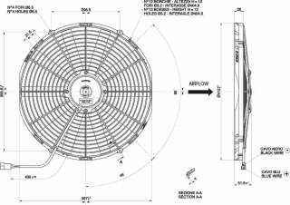 Ventilator passend fr Spal