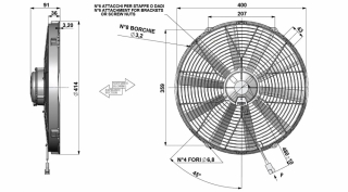 Ventilator passend fr Comex