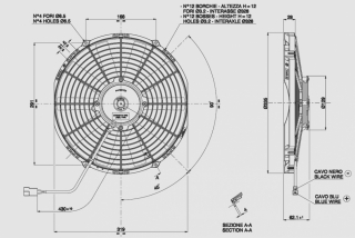 Ventilator passend fr Spal