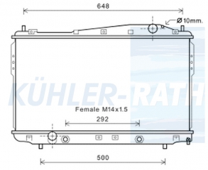 Wasserkhler passend fr Chevrolet