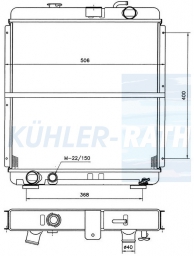 Wasserkhler passend fr Peugeot