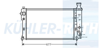 Wasserkhler passend fr Peugeot