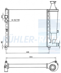 Wasserkhler passend fr Peugeot