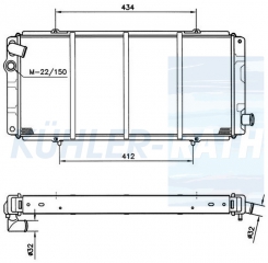 Wasserkhler passend fr Peugeot