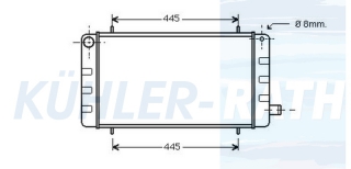 Wasserk�hler passend f�r Austin