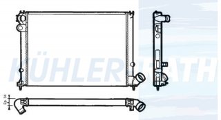 Wasserkhler passend fr Peugeot