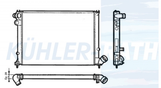 Wasserkhler passend fr Peugeot